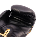 Zestaw Kickboxing Rękawice bokserskie Lynx Czarno-Złote + Ochraniacze na piszczele + Owijki + Ochraniacz Szczęki Pro