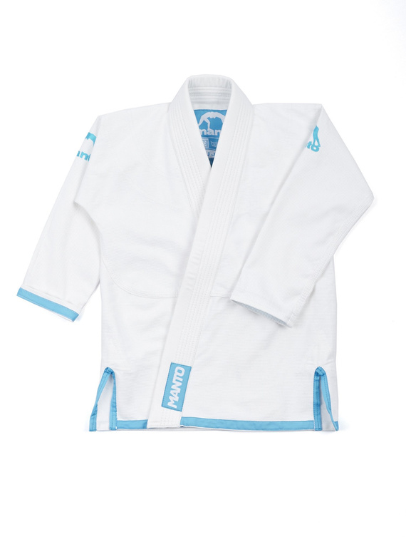 MANTO Kimono/Gi dla dzieci Junior 2.0 Białe + Biały pas