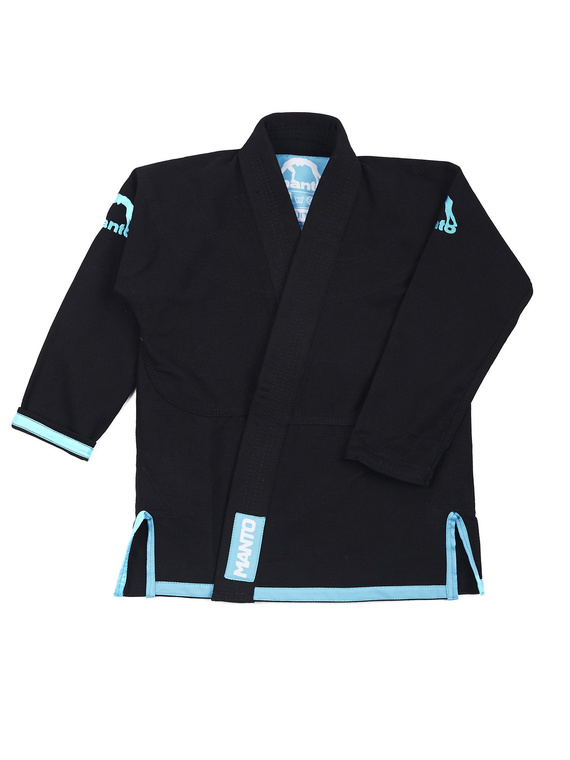 MANTO Kimono/Gi dla dzieci Junior 2.0 Czarne + Biały Pas