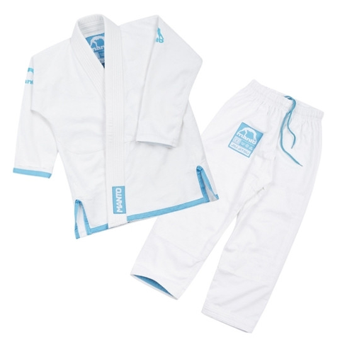 MANTO Kimono/Gi dla dzieci Junior 2.0 Białe + Biały pas