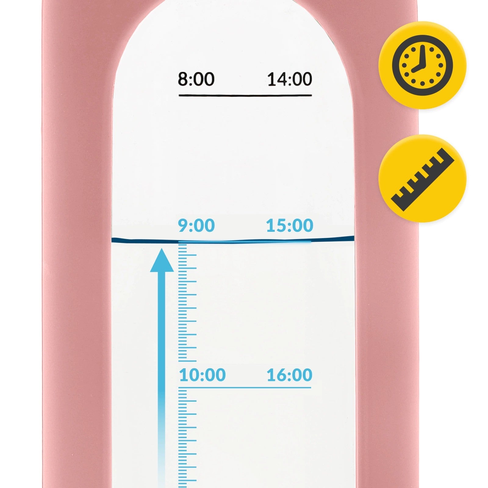 4FIZJO Butelka na wodę szklana 1l