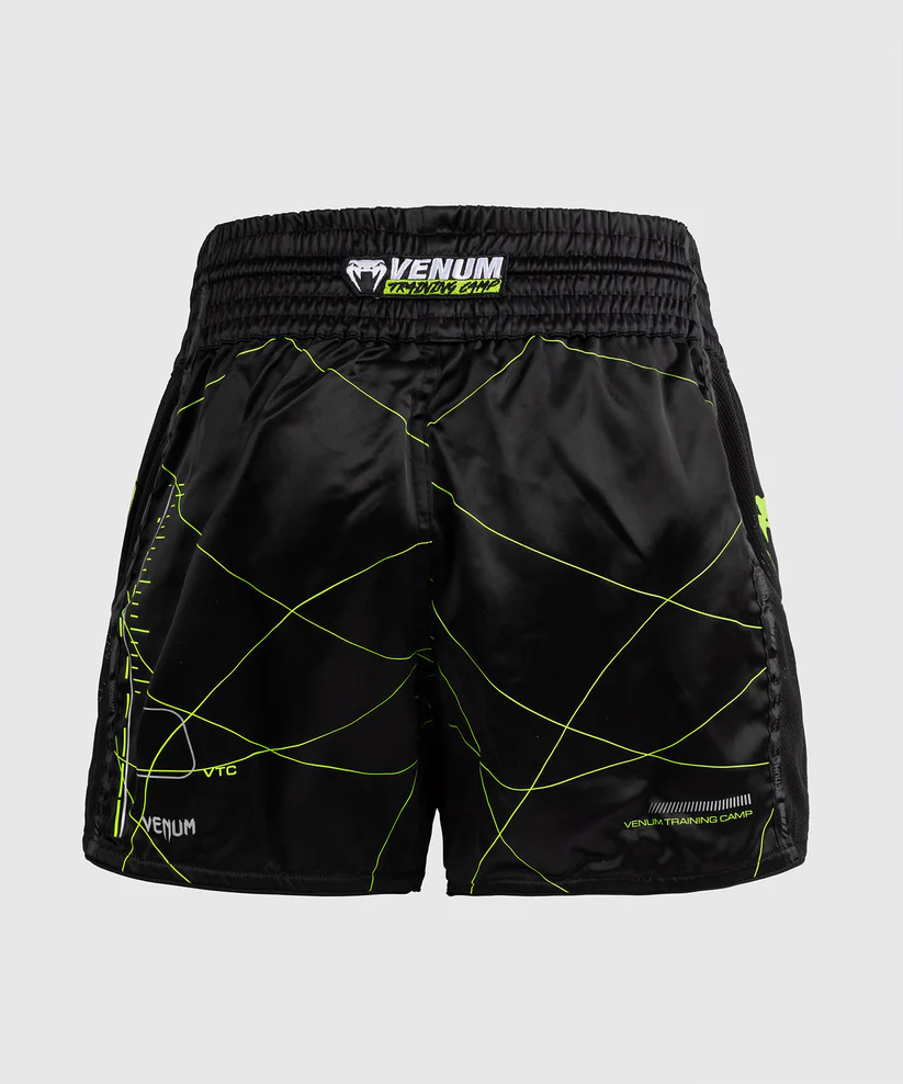Venum Spodenki Muay Thai Training Camp 4.0 Black/Neon Green