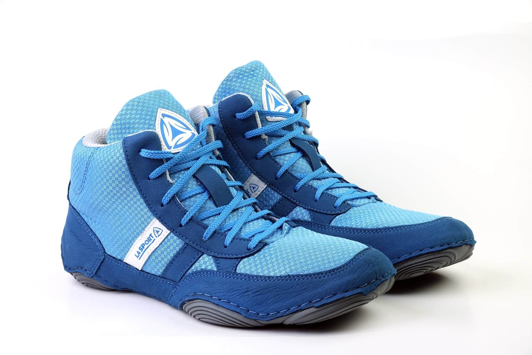 La Sport Buty Zapaśnicze Niebieskie