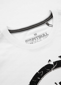 Pitbull T-shirt bawełniany, klasyczny model Scratch Biały