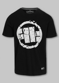 Pitbull T-shirt bawełniany, klasyczny model Scratch czarny