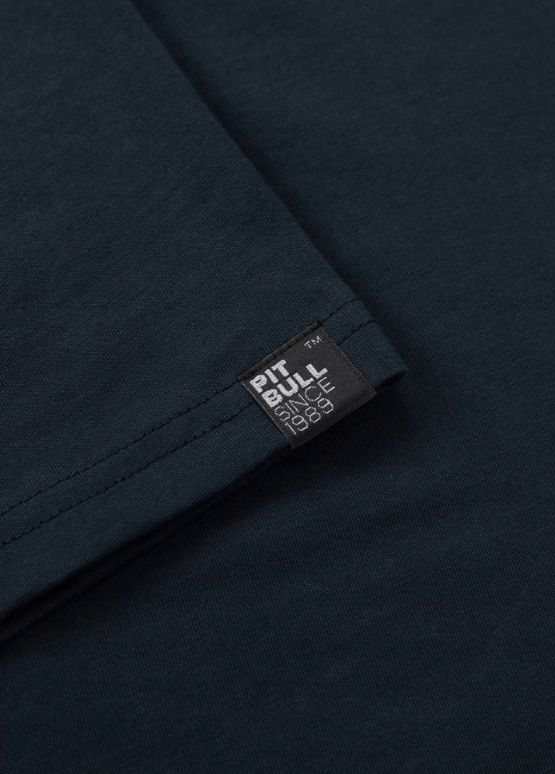 Pitbull T-shirt bawełniany, klasyczny model Scratch niebieski