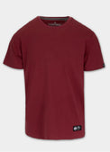 Pitbull T-shirt Bawełniany No Logo Burgundowy
