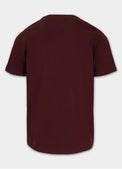 Pitbull T-shirt Small Logo Dark Burgundy