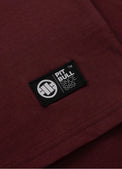 Pitbull T-shirt Small Logo Dark Burgundy