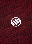 Pitbull Koszulka Casual Sport Small Logo Bordowa