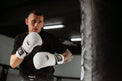 StormCloud Rękawice bokserskie ze skóry naturalnej Boxing Pro Białe
