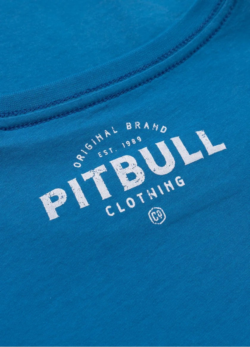 Pitbull Lekka bawełniana koszulka Pitbull Co. Niebieska