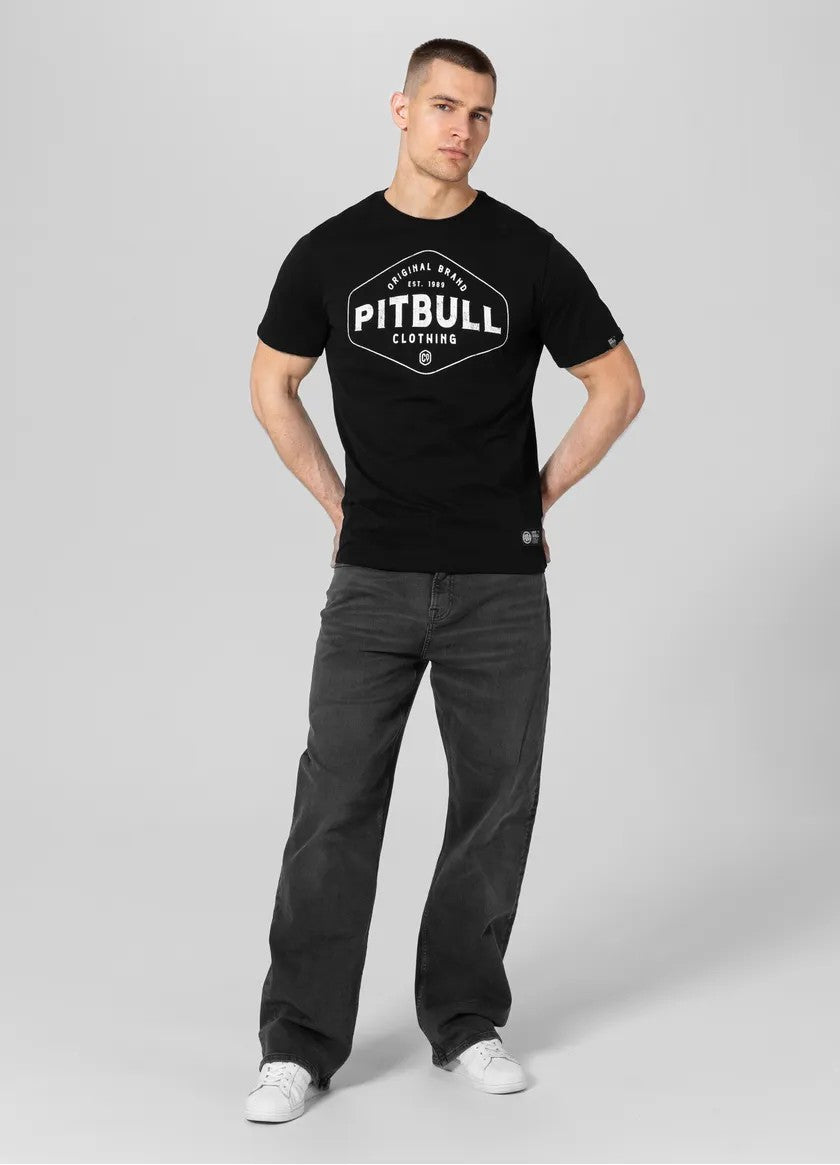 Pitbull Lekka bawełniana koszulka Pitbull Co. Czarna