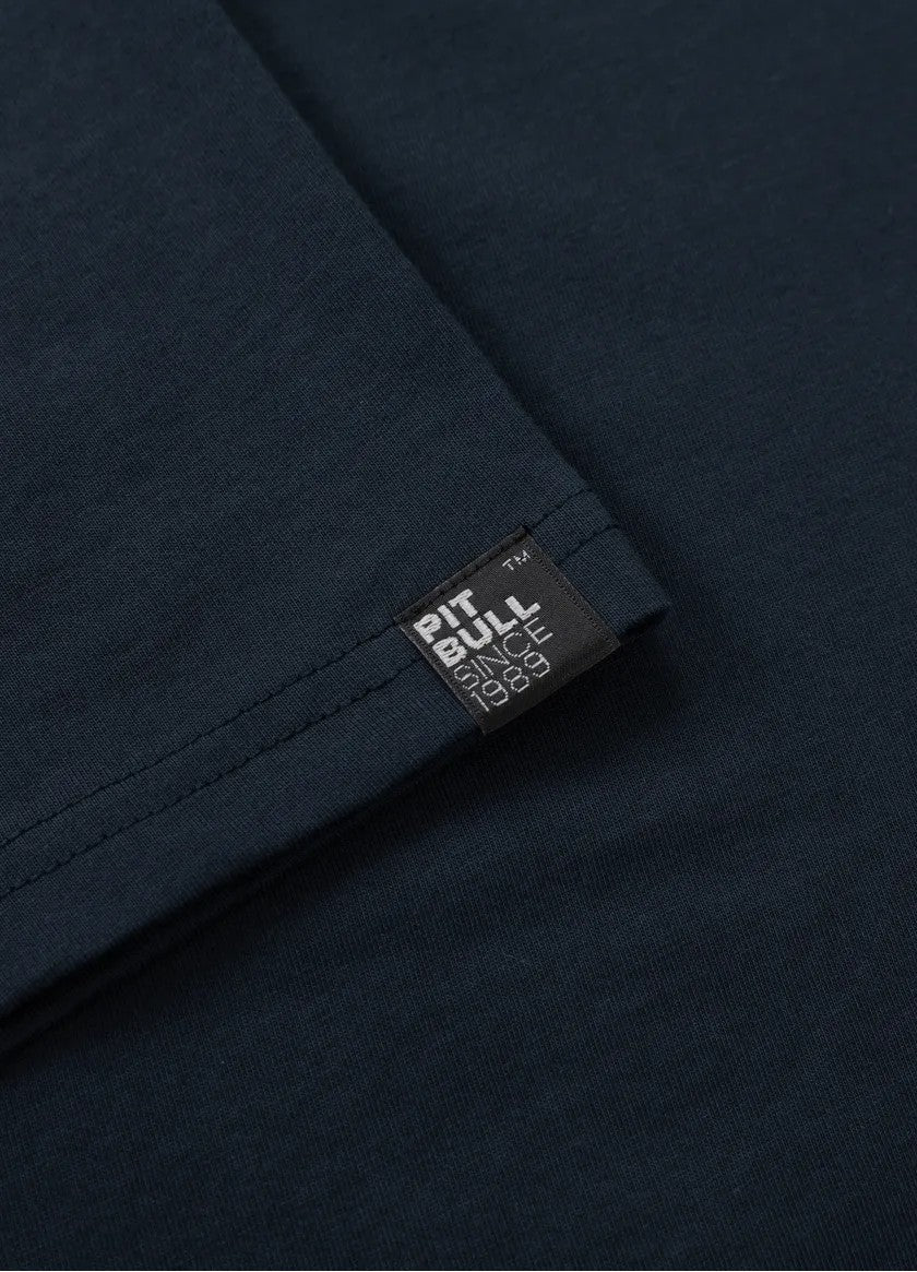 Pitbull T-shirt bawełniany Hilltop Granatowy