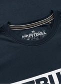 Pitbull T-shirt bawełniany Hilltop Granatowy