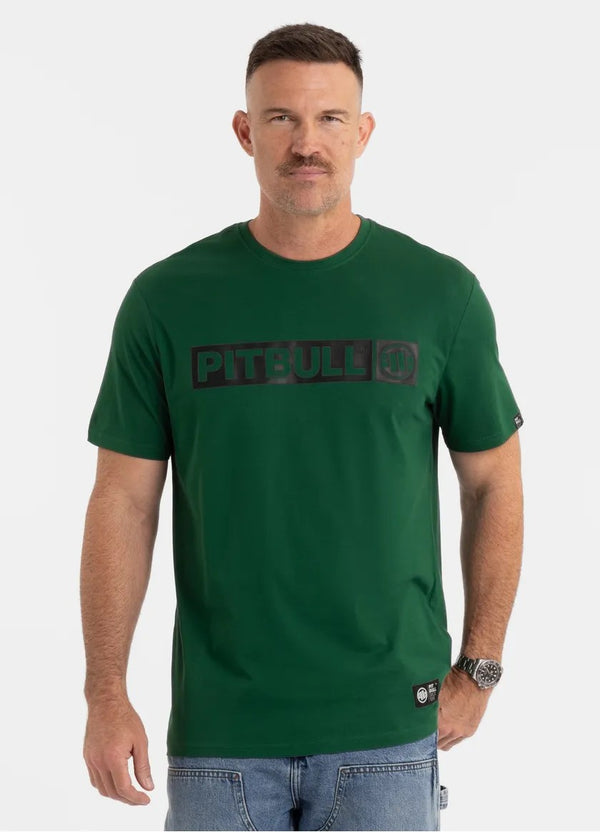 Pitbull T-shirt bawełniany Hilltop Zielony
