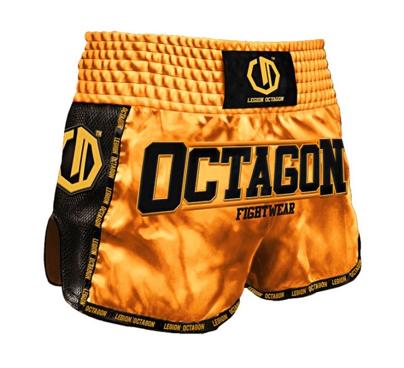 Octagon Spodenki Muay Thai Legion Future Premium Złote