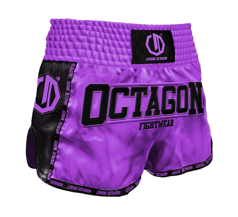 Octagon Spodenki Muay Thai Legion Future Premium Fioletowe