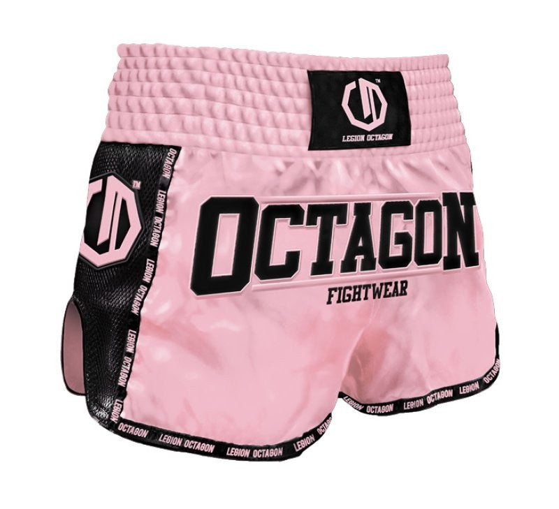 Octagon Spodenki Muay Thai Legion Future Premium Różowe