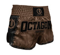 Octagon Spodenki Muay Thai Legion Future Premium Brązowe