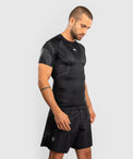 Venum Rashguard Męski Nexus Krótki Rękaw Czarny/Srebrny