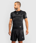 Venum Rashguard Męski Nexus Krótki Rękaw Czarny/Srebrny