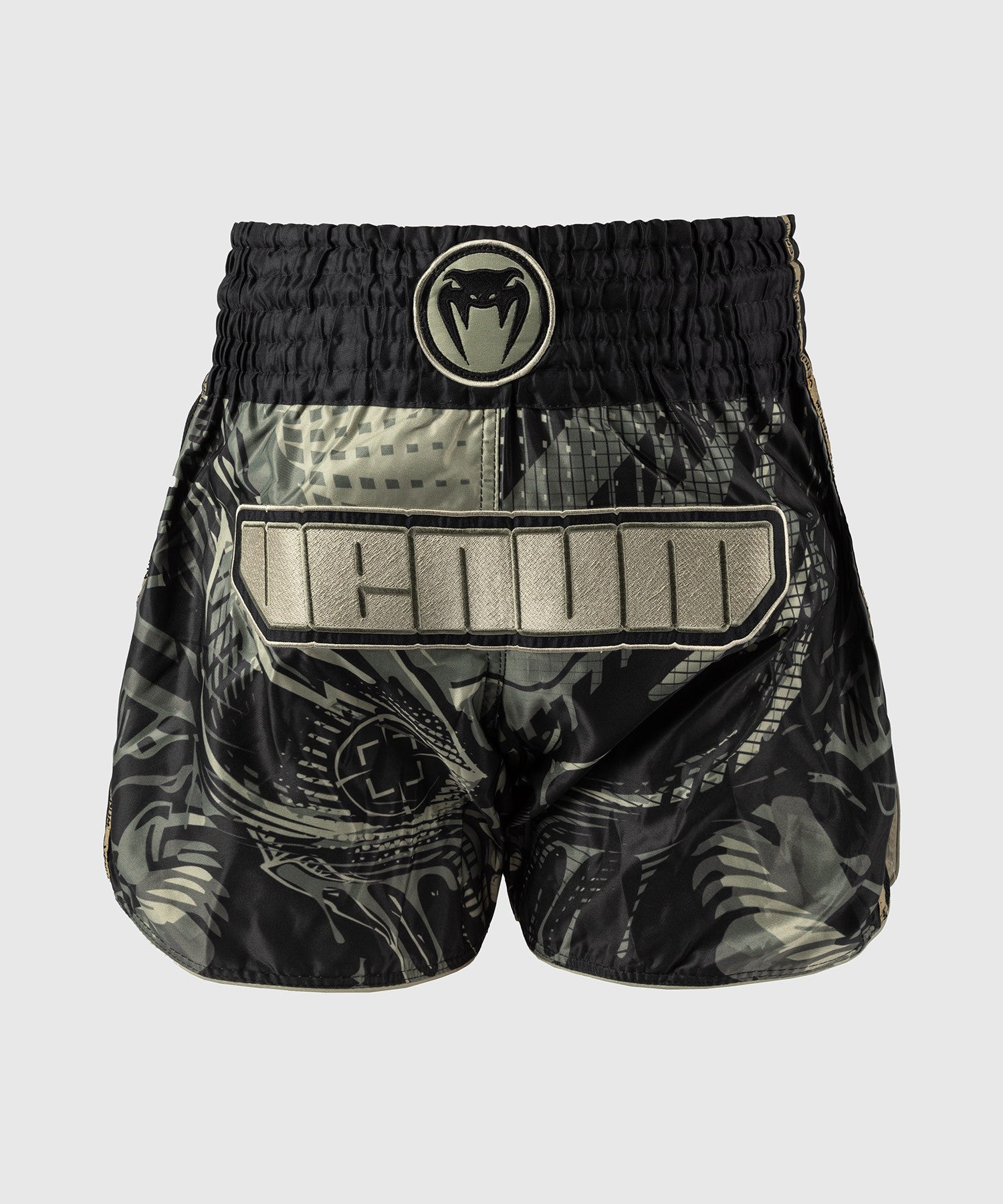 Venum Spodenki Muay Thai Invader Czarne/Piaskowe