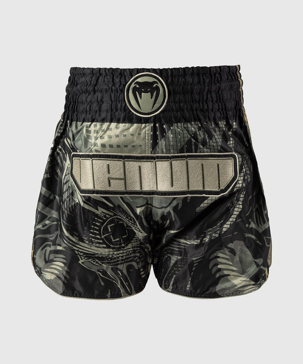 Venum Spodenki Muay Thai Invader Czarne/Piaskowe
