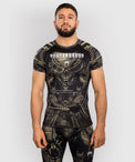 Venum Rashguard Męski Invader Krótki Rękaw Czarny/Piaskowy