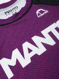 MANTO Rashguard Męski Krótki Rękaw RANK Purpurowy