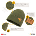 StormCloud Czapka zimowa beanie Khaki