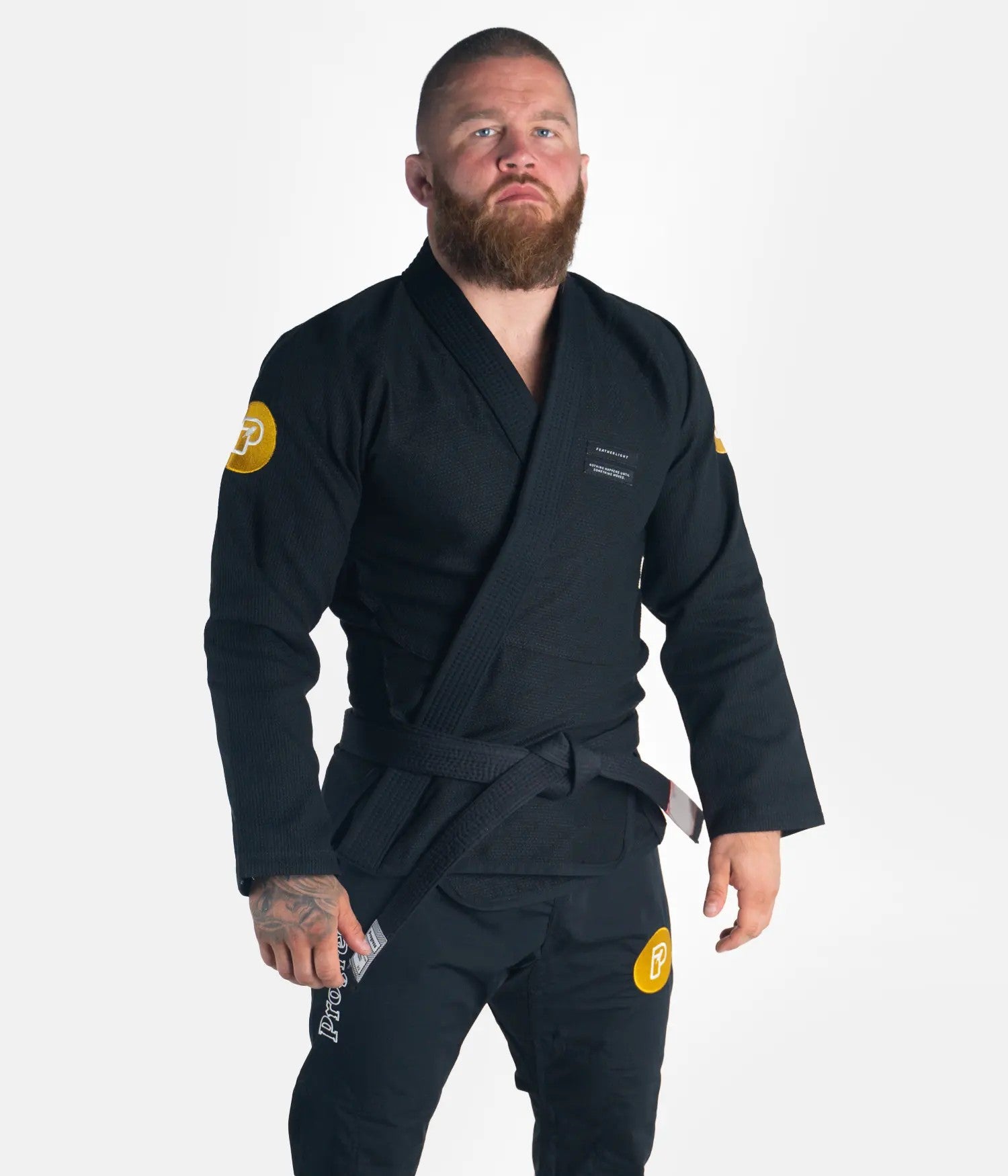 Progress Kimono/Gi BJJ Męskie Featherlight Lightweight Competition Czarne