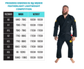 Progress Kimono/Gi BJJ Męskie Featherlight Lightweight Competition Czarne
