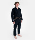 Progress Kimono/Gi BJJ Męskie The Academy Czarne + biały pas w komplecie