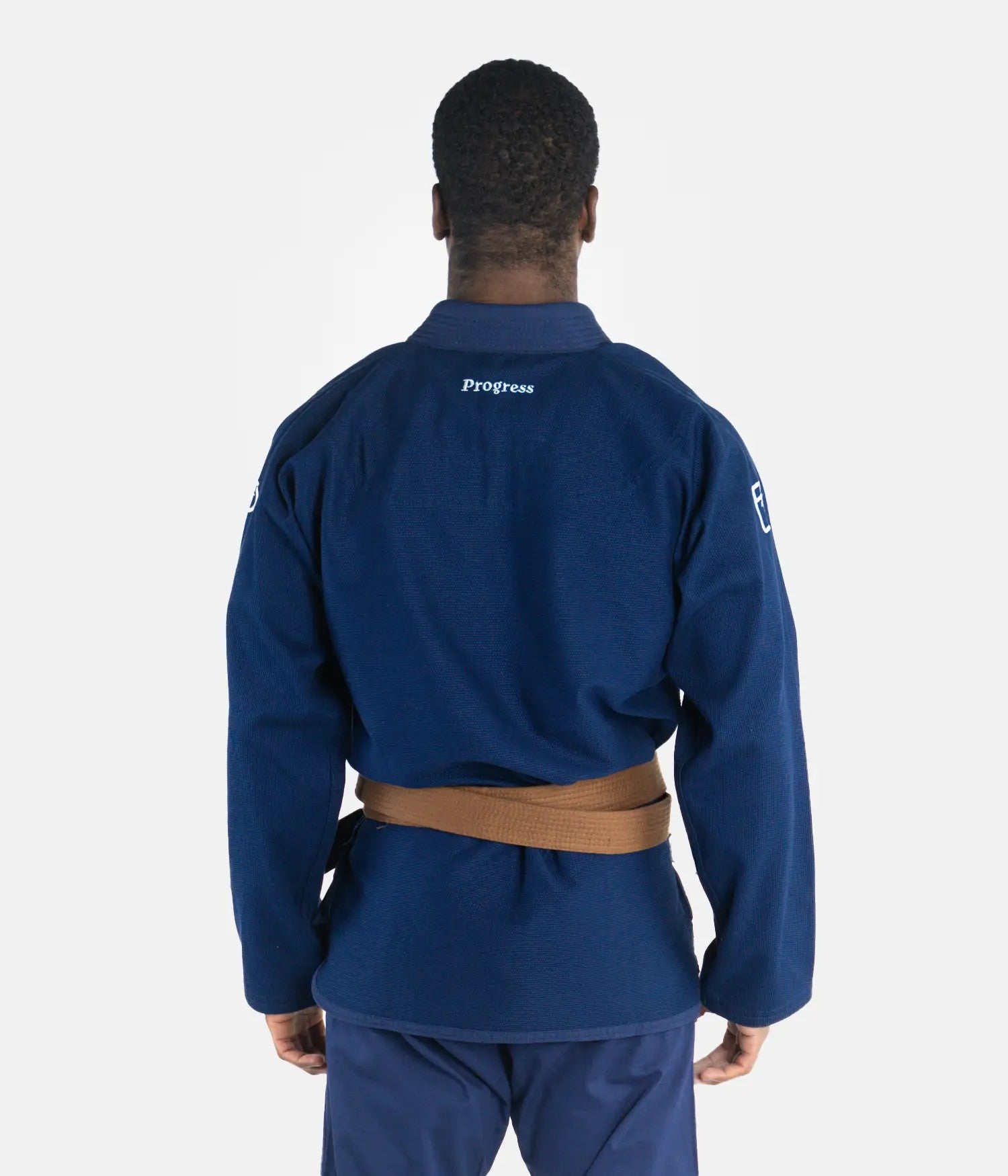 Progress Kimono/Gi BJJ Męskie The Academy Granatowe + biały pas w komplecie