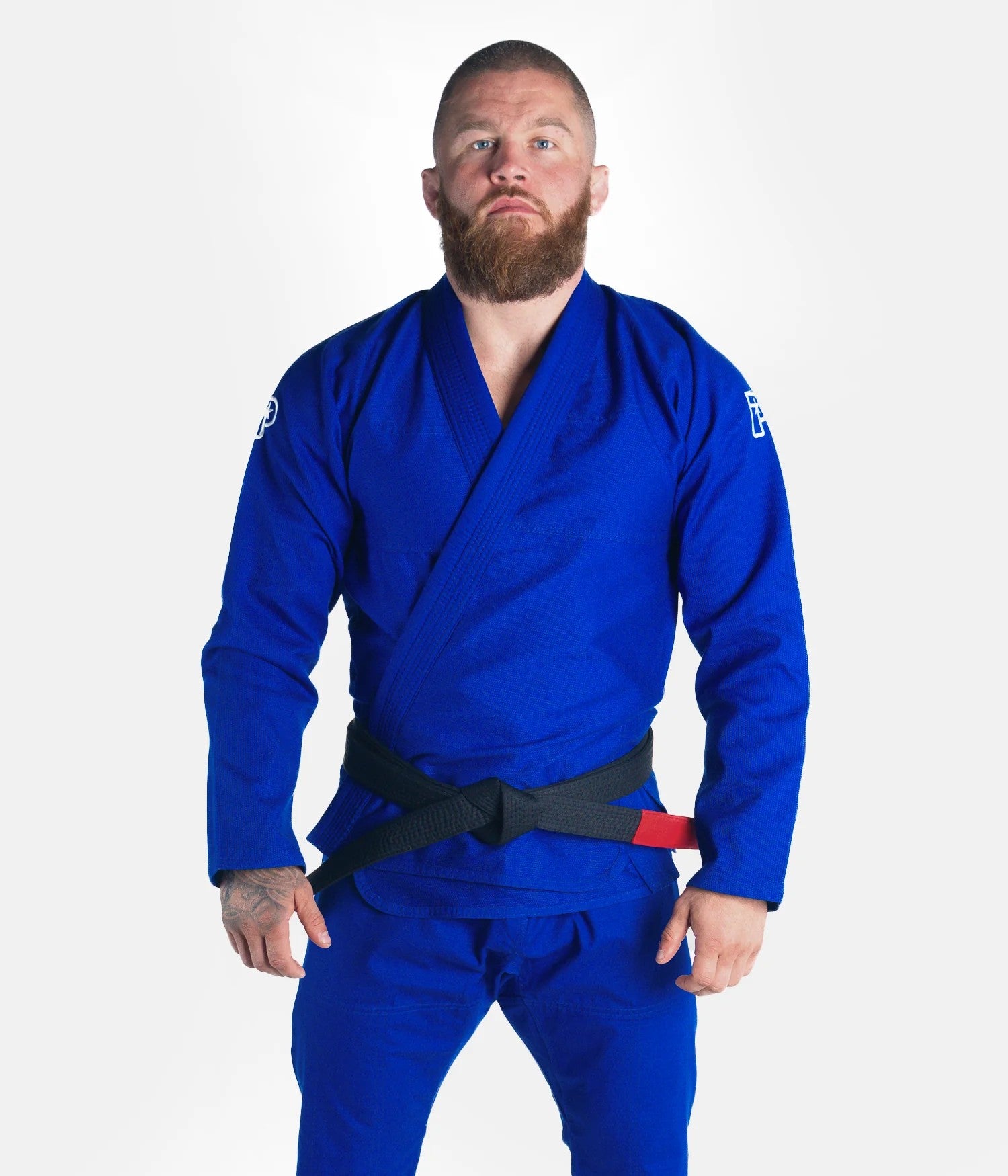 Progress Kimono/Gi BJJ Męskie The Academy Niebieskie + biały pas w komplecie