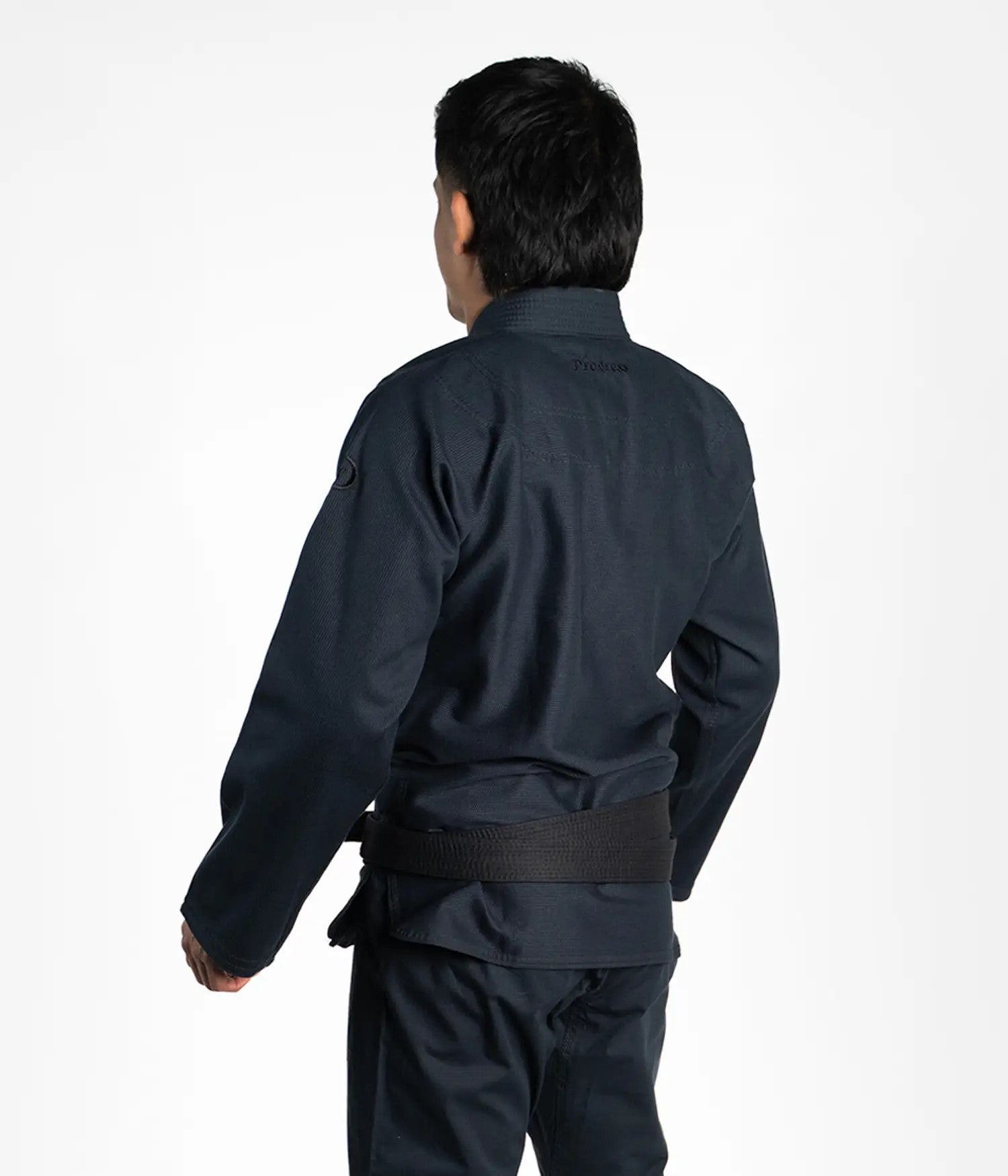 Progress Kimono/Gi BJJ Męskie The Academy Szare + biały pas w komplecie