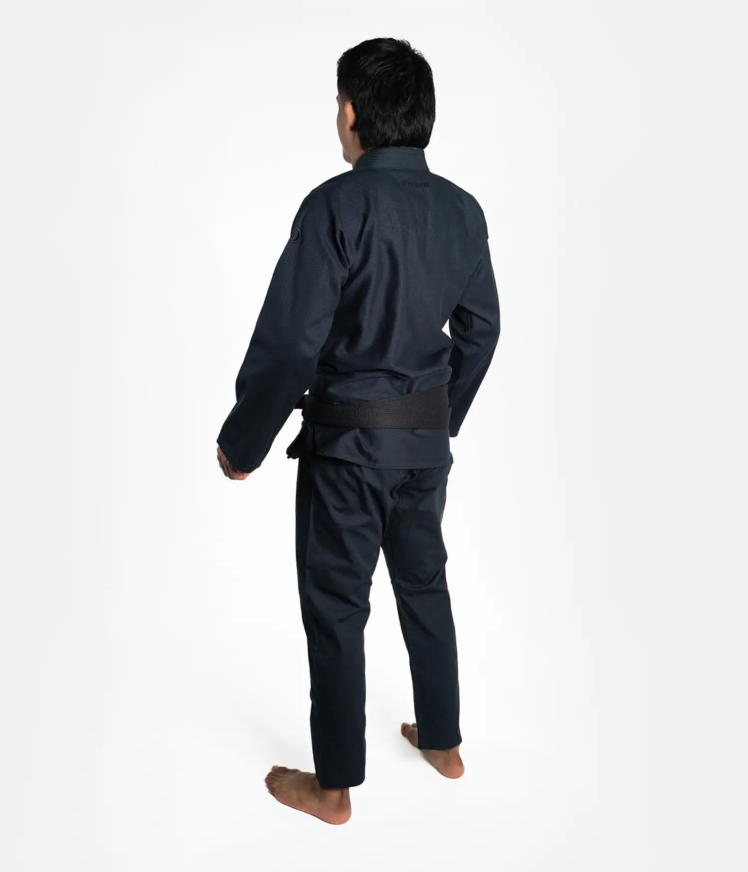 Progress Kimono/Gi BJJ Męskie The Academy Szare + biały pas w komplecie