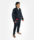 Progress Kimono/Gi BJJ Męskie The Academy Szare + biały pas w komplecie