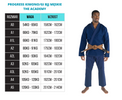Progress Kimono/Gi BJJ Męskie The Academy Szare + biały pas w komplecie