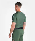 Progress Rashguard Męski Krótki Rękaw Academy Khaki