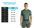 Progress Rashguard Męski Krótki Rękaw Academy Khaki