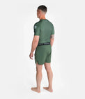 Progress Rashguard Męski Krótki Rękaw Academy Khaki