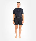 Progress Rashguard Męski Krótki Rękaw Academy Czarny