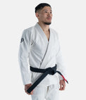 Progress Kimono/Gi BJJ Męskie The Academy Białe + biały pas w komplecie