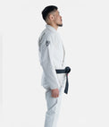 Progress Kimono/Gi BJJ Męskie The Academy Białe + biały pas w komplecie