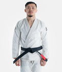 Progress Kimono/Gi BJJ Męskie The Academy Białe + biały pas w komplecie