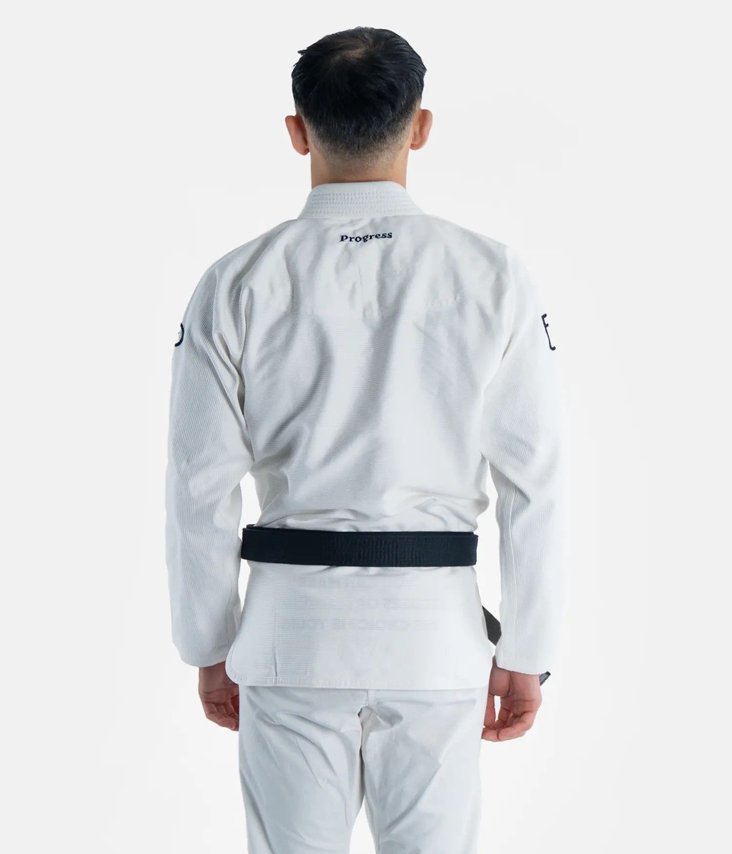 Progress Kimono/Gi BJJ Męskie The Academy Białe + biały pas w komplecie