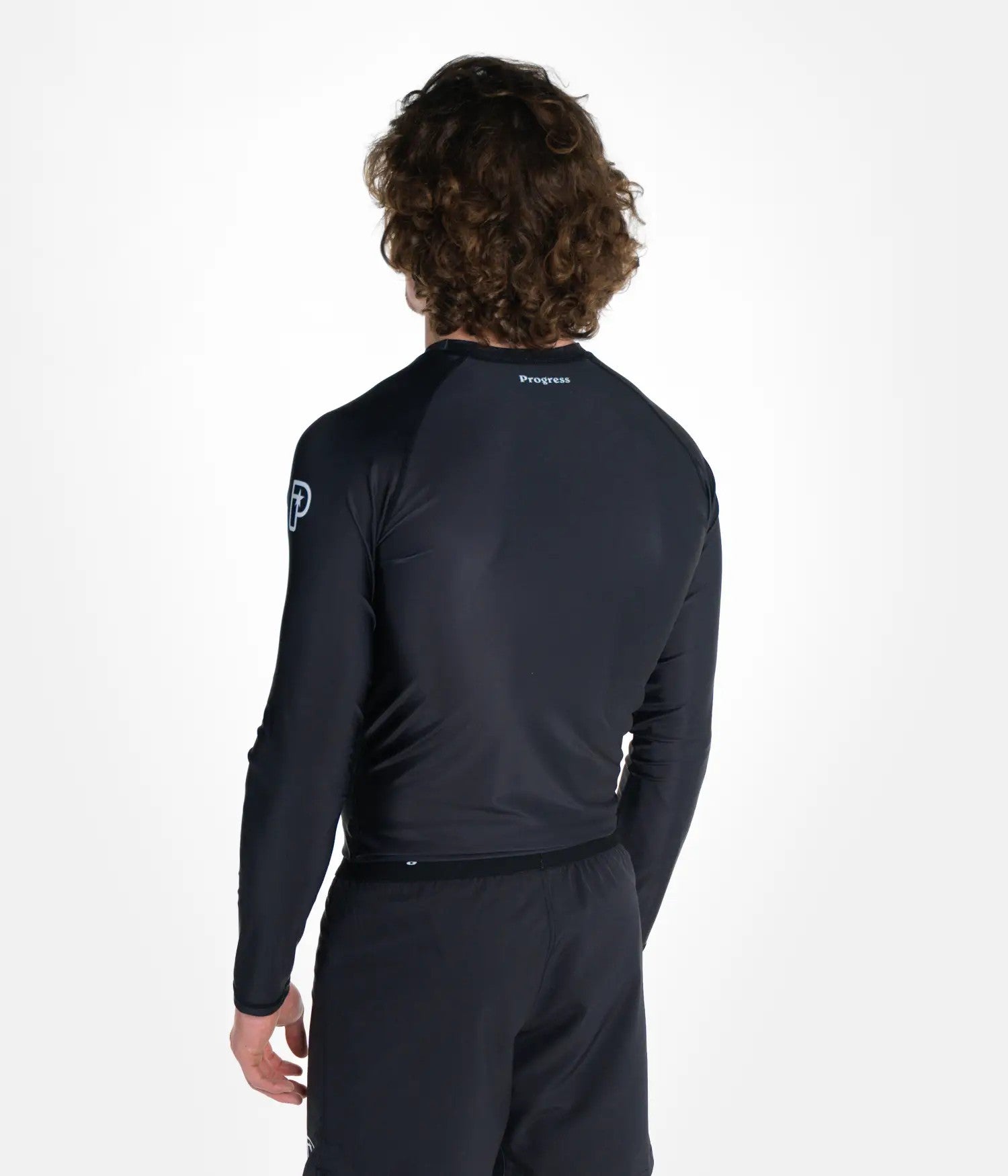 Progress Rashguard Męski Długi Rękaw Academy Czarny