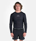 Progress Rashguard Męski Długi Rękaw Academy Czarny